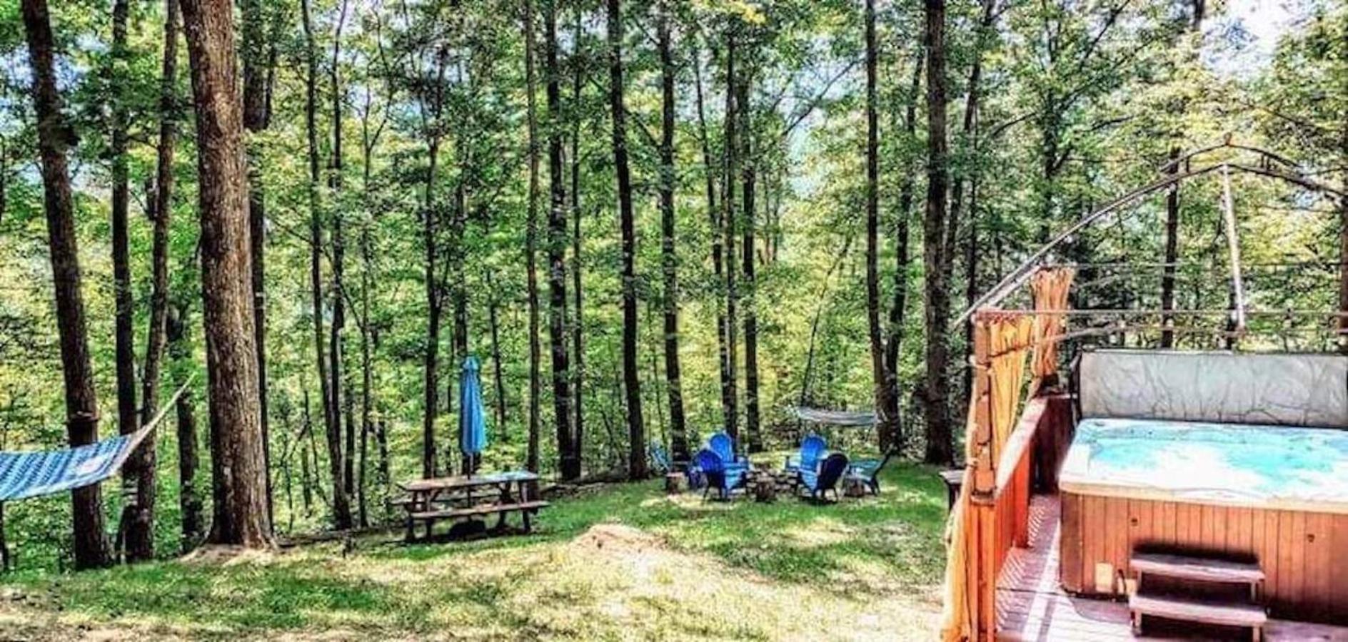 Trailseeker Cabin W King Bed Hot Tub At Red River Gorge Natural Bridge Stanton Exterior foto